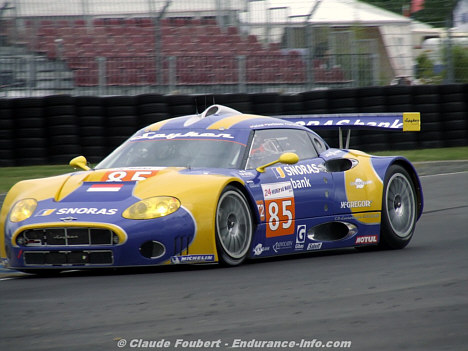 #85 Spyker - noget særpræget, men alligevel populær
(Foto: Claude Foubert - Endurance-Info.com)